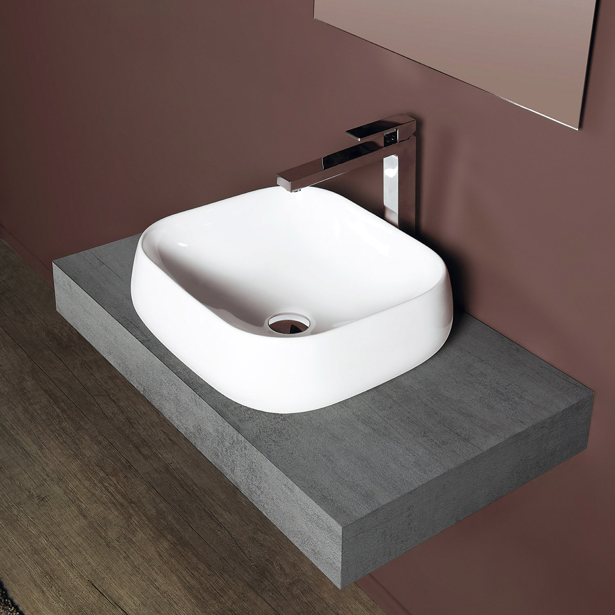 Lavabo d'appoggio OVAL 45