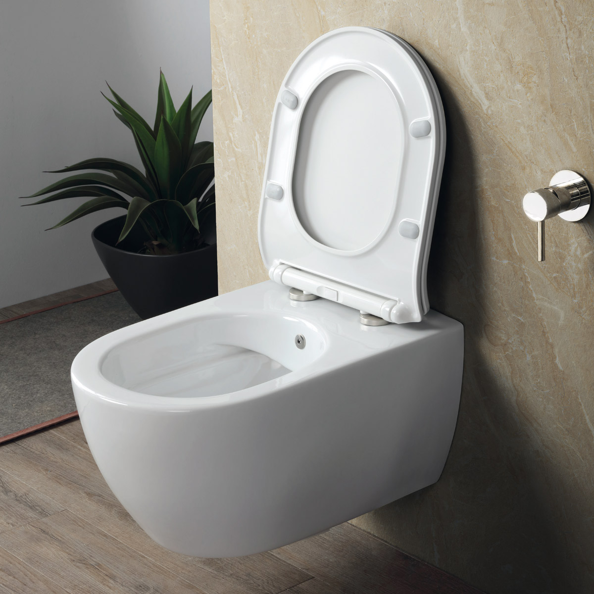 Vaso/Bidet Sospeso ONE Rimless